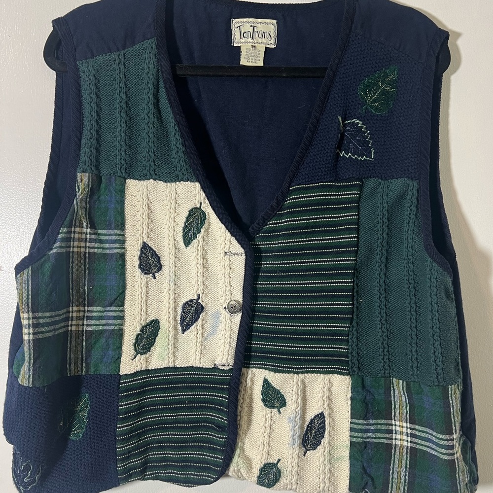 Vintage 100% cotton Tantrums vest